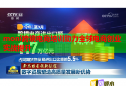 moni跨境電商培訓(xùn)助力全球電商創(chuàng)業(yè)實(shí)戰(zhàn)提升
