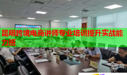 昆明跨境電商講師專業(yè)培訓(xùn)提升實(shí)戰(zhàn)能力班