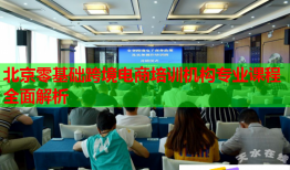 北京零基礎跨境電商培訓機構(gòu)專業(yè)課程全面解析