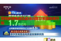 深圳跨境電商實(shí)戰(zhàn)培訓(xùn)助力全球市場(chǎng)開拓