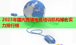 2023年國(guó)內(nèi)跨境電商培訓(xùn)機(jī)構(gòu)綜合實(shí)力排行榜